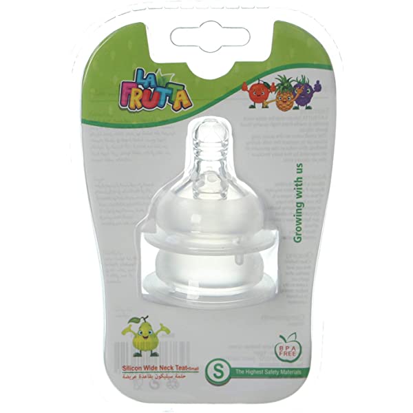 la fruta wide neck silicon teat