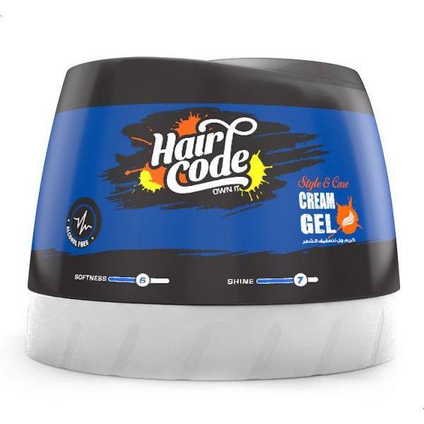 [1151] HAIR CODE CREAM GEL 80 ML - هير كود كريم جل | 80 مل | كريم جل للشعر | تثبيت وتصفيف الشعر