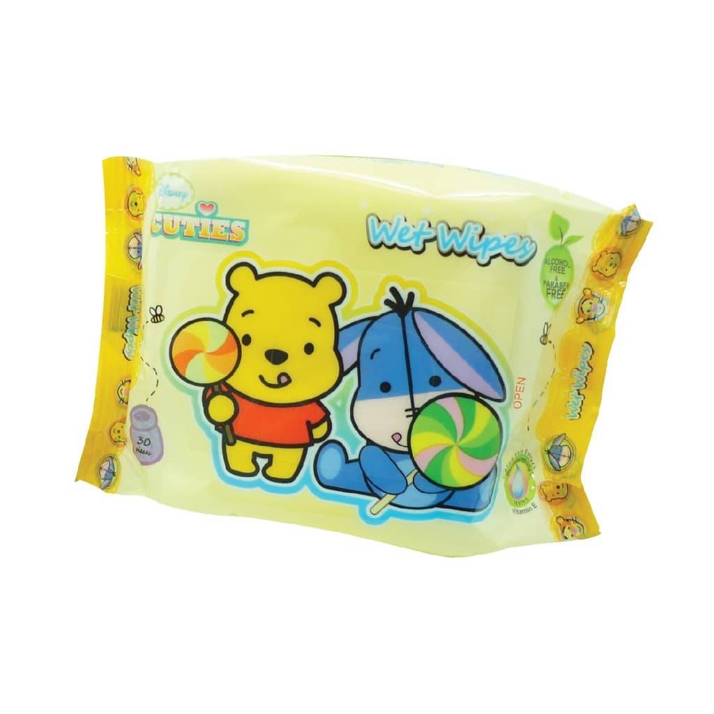 [63391] DISNEY WET WIPES 30PCS - ديزني مناديل مبللة | 30 منديل | مناديل مبللة للاطفال | لتنظيف وترطيب بشرة الاطفال