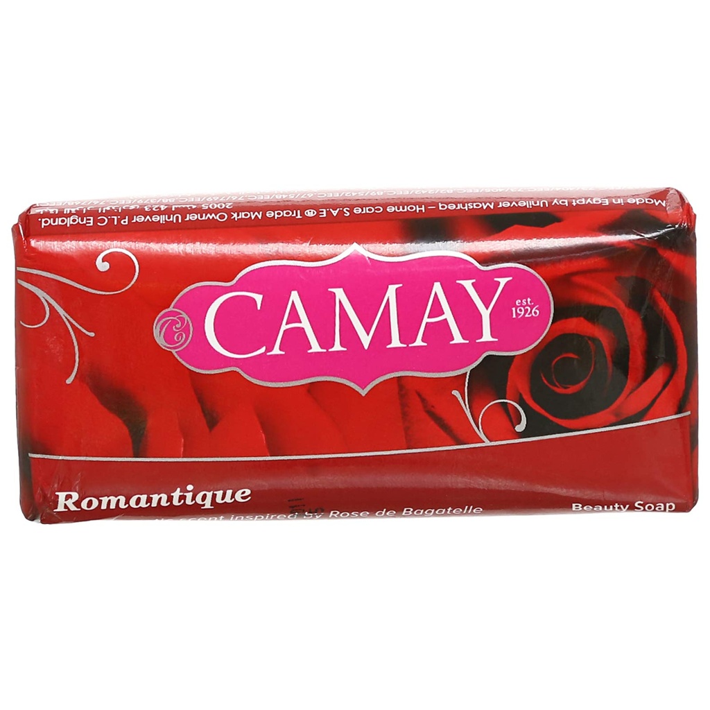 [68646] CAMAY SOAP ROMANTIQUE 125ML - صابون كامي رومانتيك | 125 مل | صابون سائل | تنظيف ونعومة البشرة وتعطيرها