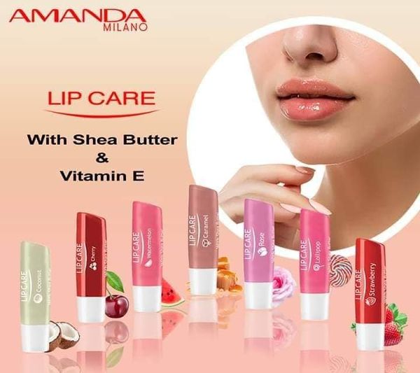 [57117] AMANDA LIP BALM - اماندا مرطب شفاة | 4.8 جم | مرطب شفاة | ترطيب الشفاه الجافة وعلاج التشققات والمظهر الباهت