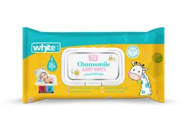 white baby wipes 72pcs