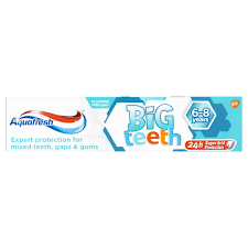 AquaFresh BIG Teeth 6-8 Years