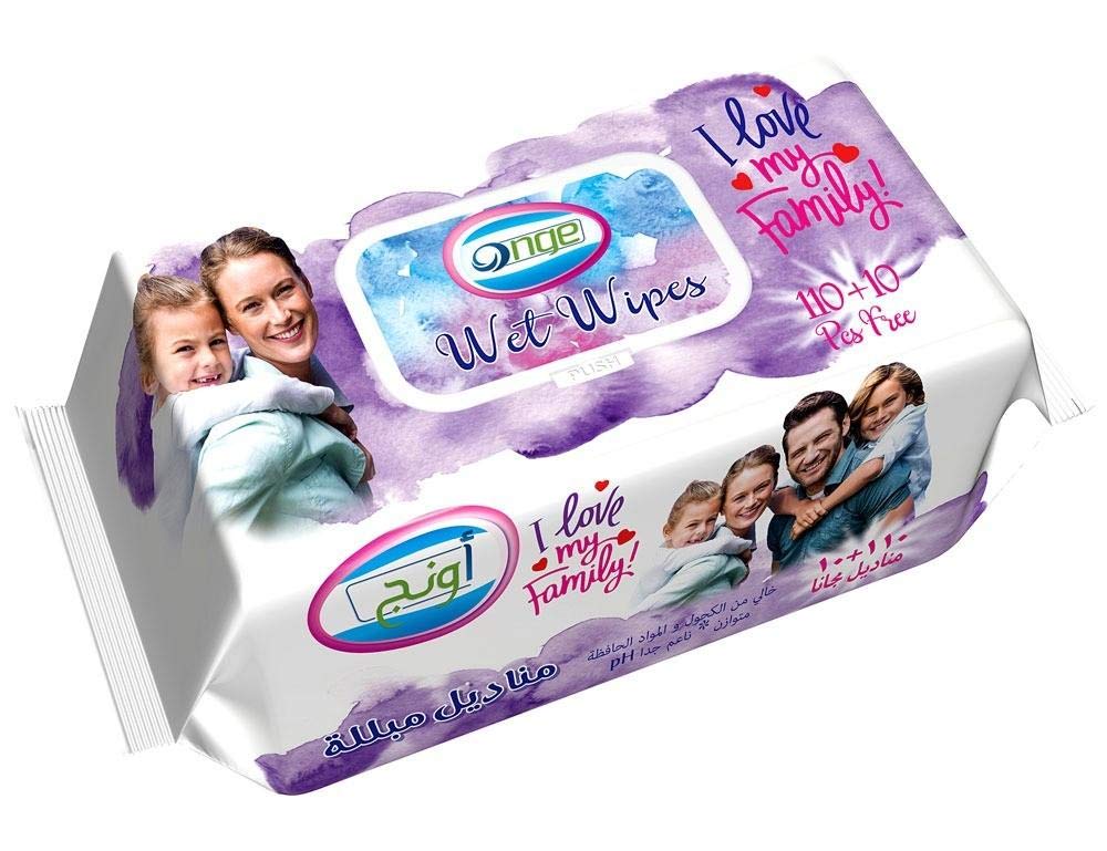 Onge Wet Wipes 120 منديل