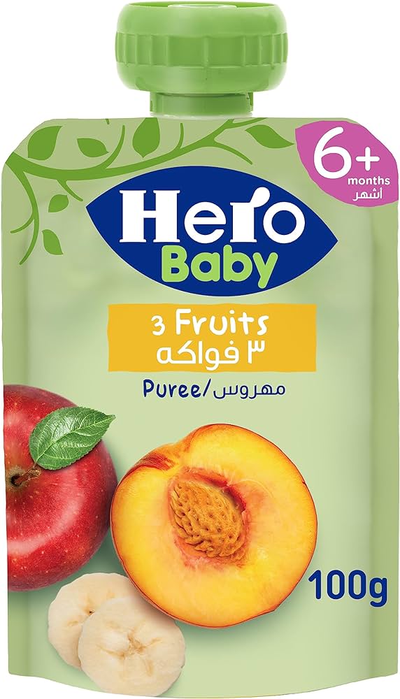 hero baby 3fruits puree 100gm