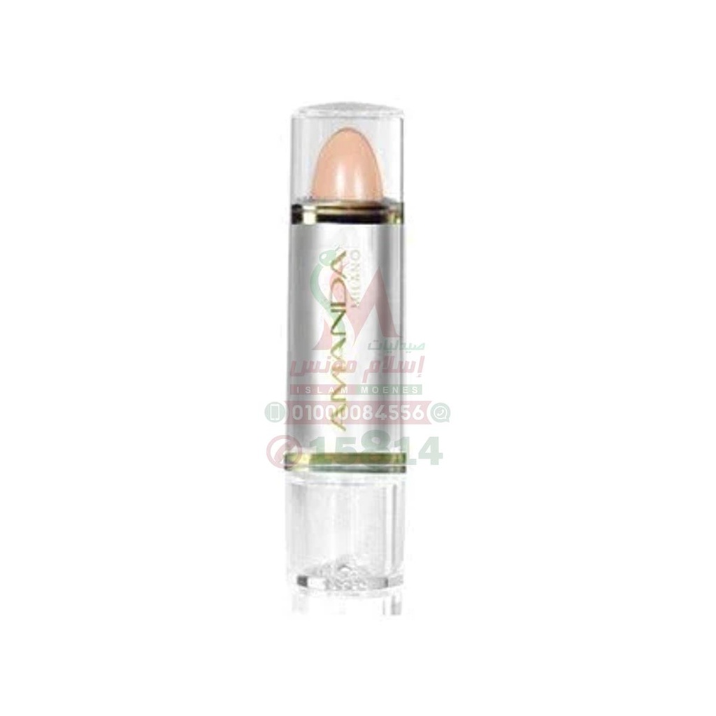 AMANDA COVER STICK CONCEALER - اماندا كوفر ستيك كونسيلر وخافي عيوب | حجم قياسي | اصبع موضعي | اخفاء عيوب البشرة والهاﻻت السوداء وتوحيد لون الوجه