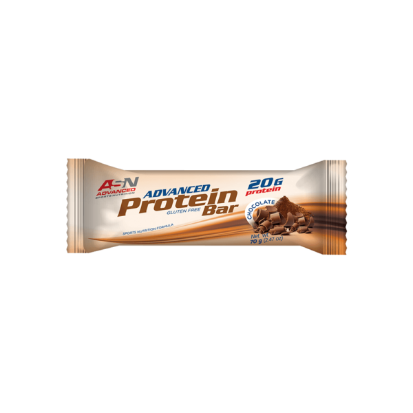 ADVANCED PROTEIN BAR CHOCOLATE CRISP 20 G - ادفانسد بروتين بار شوكولاتة كريسبي | 20 جم بروتين | لوح بروتين | سناك صحي وبناء العضلات