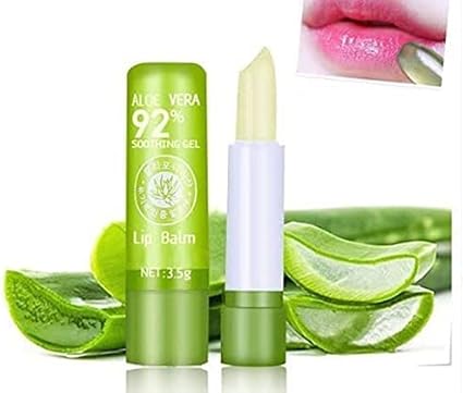 ALOE VERA 92% SOOTHING GEL lip balm شفاف