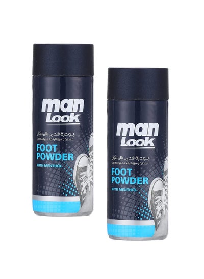 Man Look Foot Powder بالمنتول