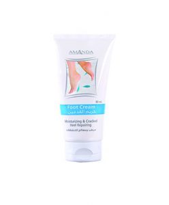 AMANDA FOOT CREAM - اماندا كريم القدمين | 80 مل | كريم | ترطيب القدمين المكثف والتخلص من التشققات والخشونة