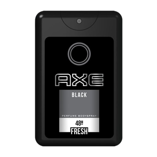 AXE BLACK POCKET BODY SPRAY - اكس بلاك بخاخ جيب للجسم | 17 مل | بخاخ معطر | انتعاش فوري وحماية من رائحة العرق في حجم مثالي للجيب
