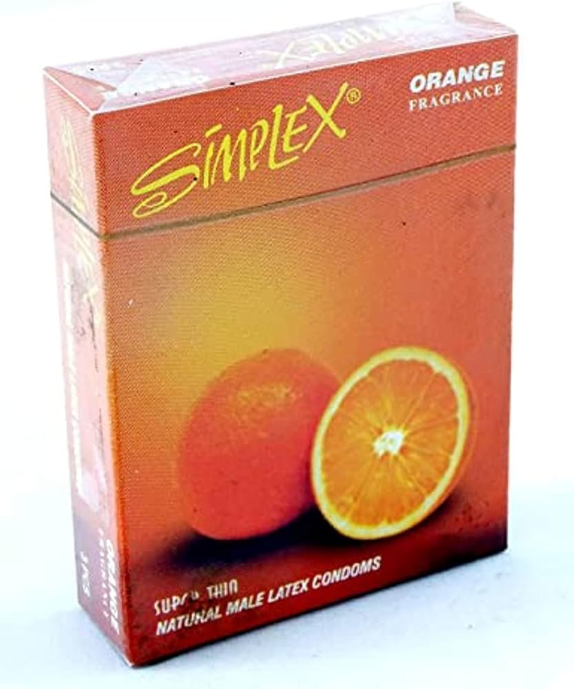 [65380] SIMPLEX ORANGE 3 CONDOM