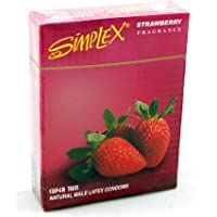[67882] SIMPLEX Strawberry LOVE 3 CONDOM