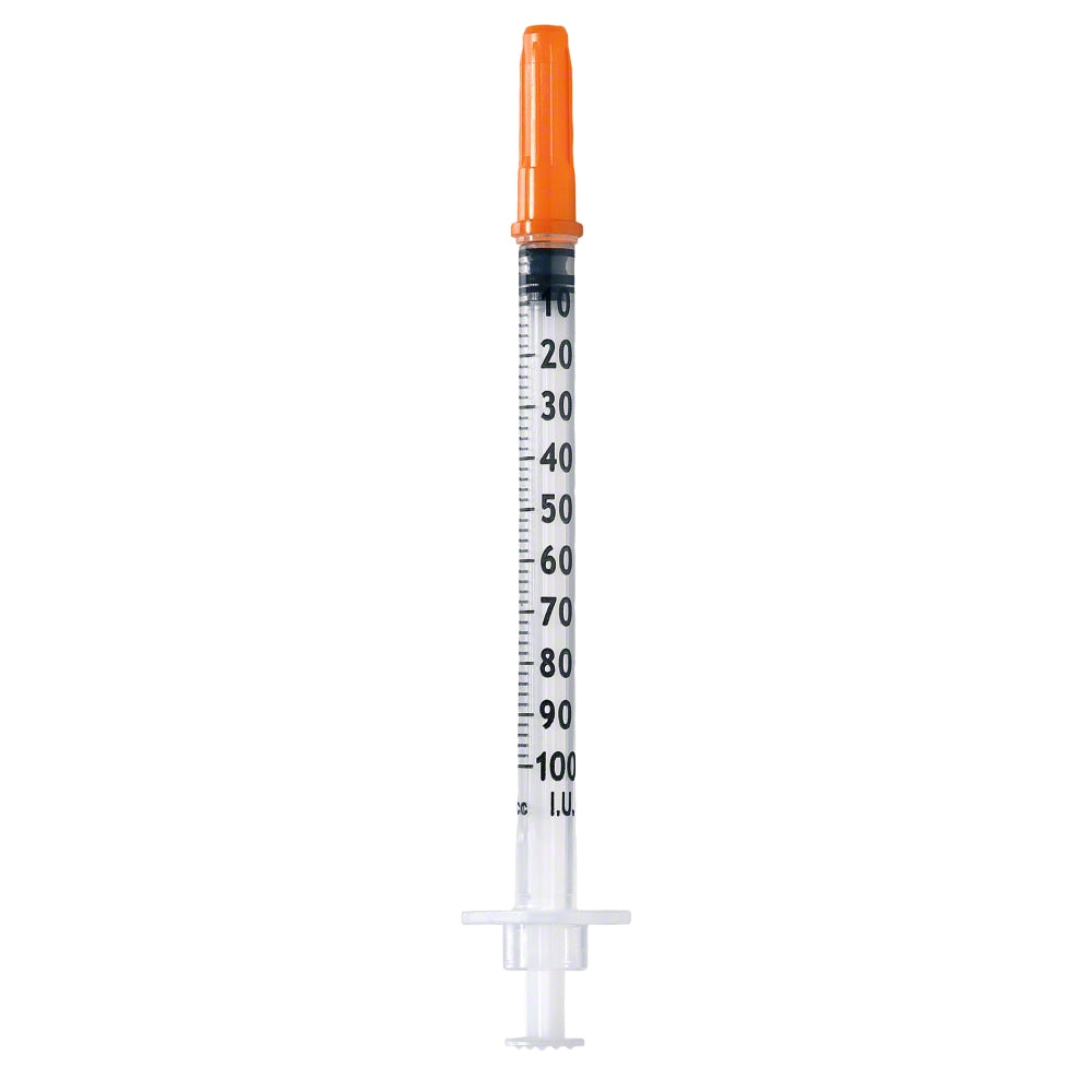 INSULIN SYRING 1ML 100 IU