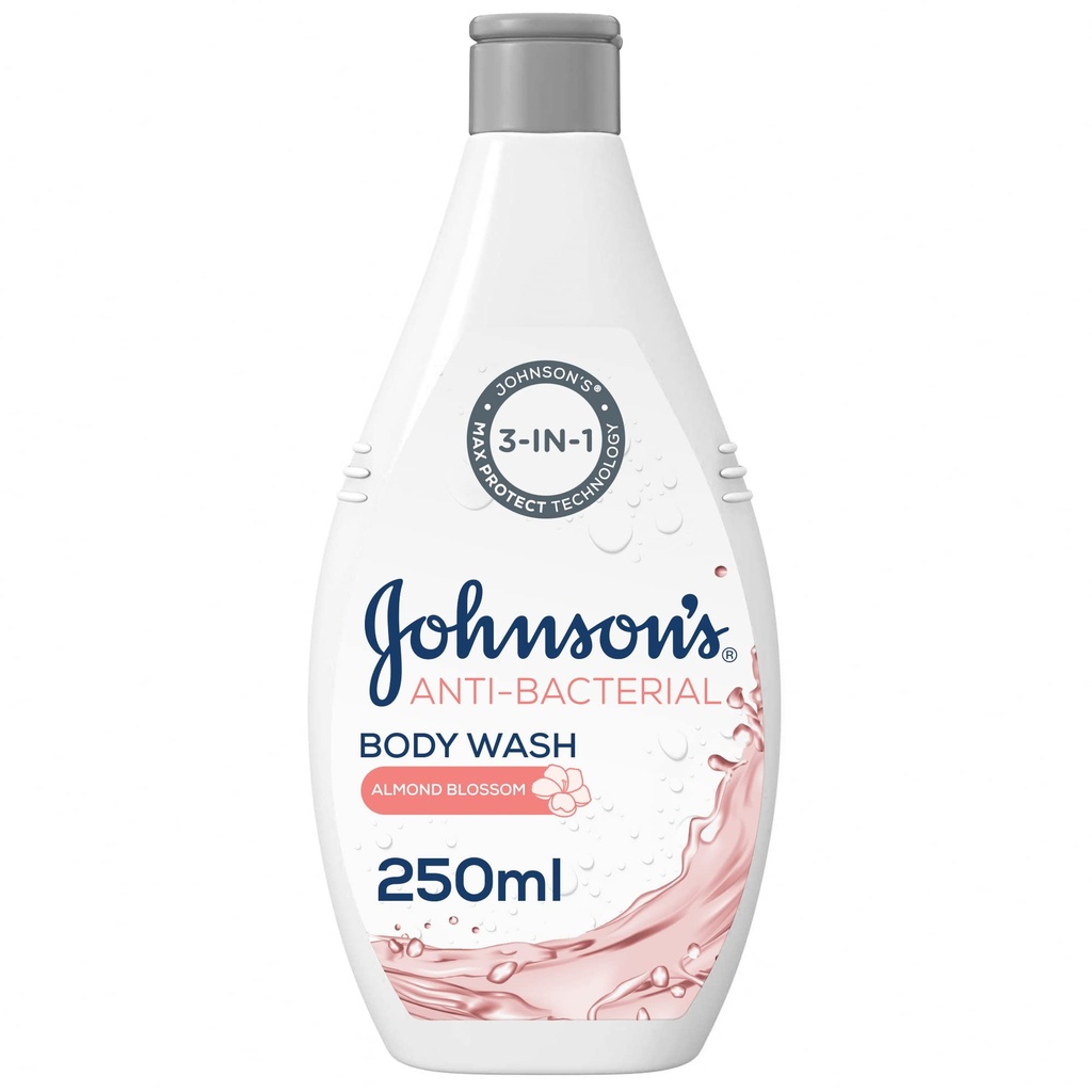 جونسون شاور250ملANTIBACTERIAL ALMOND