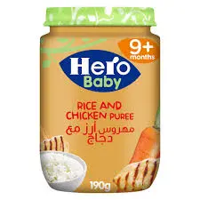 Hero baby rice&chicken jar 190gm