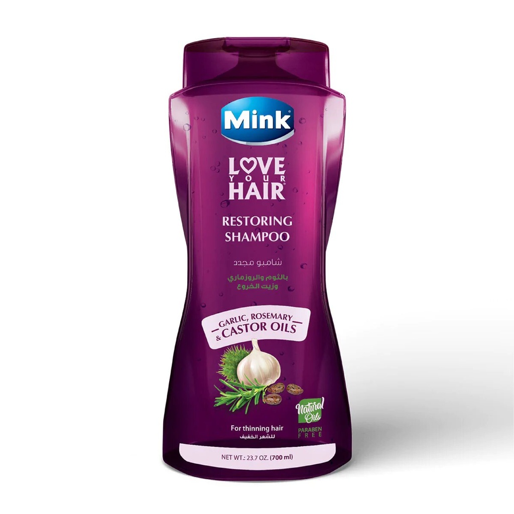 mink hair conditioner garlic&castor 700ml