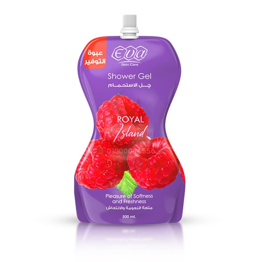eva royal island shower gel 500ml