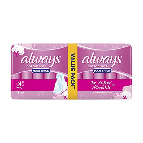 [72506] always maxi cotton long 16 pads offer