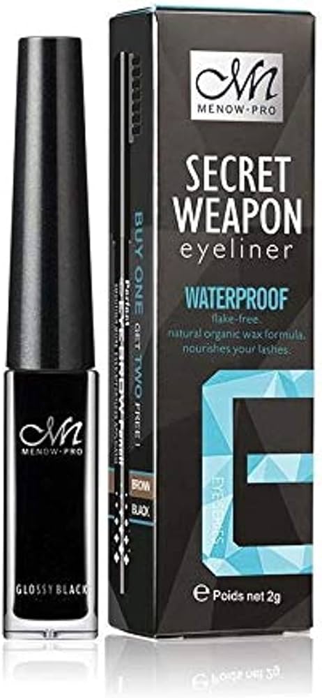 MN DIP EYE LINER WATERPROOF GLASSY BLACK
