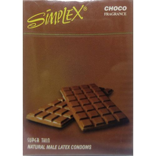 [65377] SIMPLEX CHOCO 3 CONDOM
