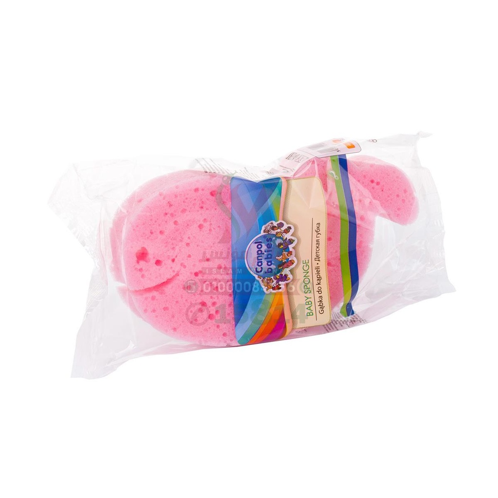 CANPOL BABY SPONGE COD 43/106 - كانبول بيبيز ليفة استحمام للاطفال كود 106/43 | قطعة واحدة | لتنظيف بشرة الرضيع بلطف فائق