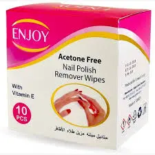 مناديل اسيتون مزيل اظافر