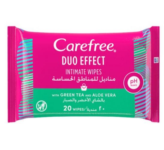 [55865] CAREFREEduo effect intimate 20 wipes