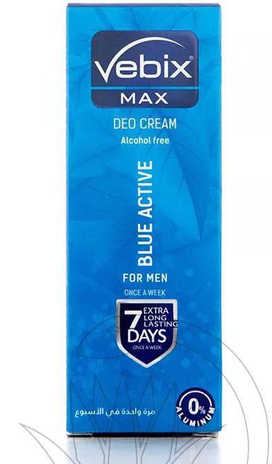 VEBIX DEO CREAM BLO ACTIVE 25 ML ONCE A WEEK