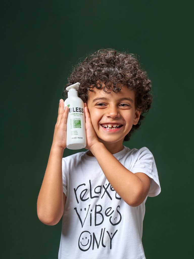 BLESS LEAVE IN CONDITIONER WITH ARGAN OIL 250 ML - بليس ليف ان بلسم بزيت الارجان | 250 مل | بلسم يترك على الشعر | ترطيب وتغذية خصلات الشعر الجاف والتالف وفك التشابك سريعا والتخلص من الهيشان