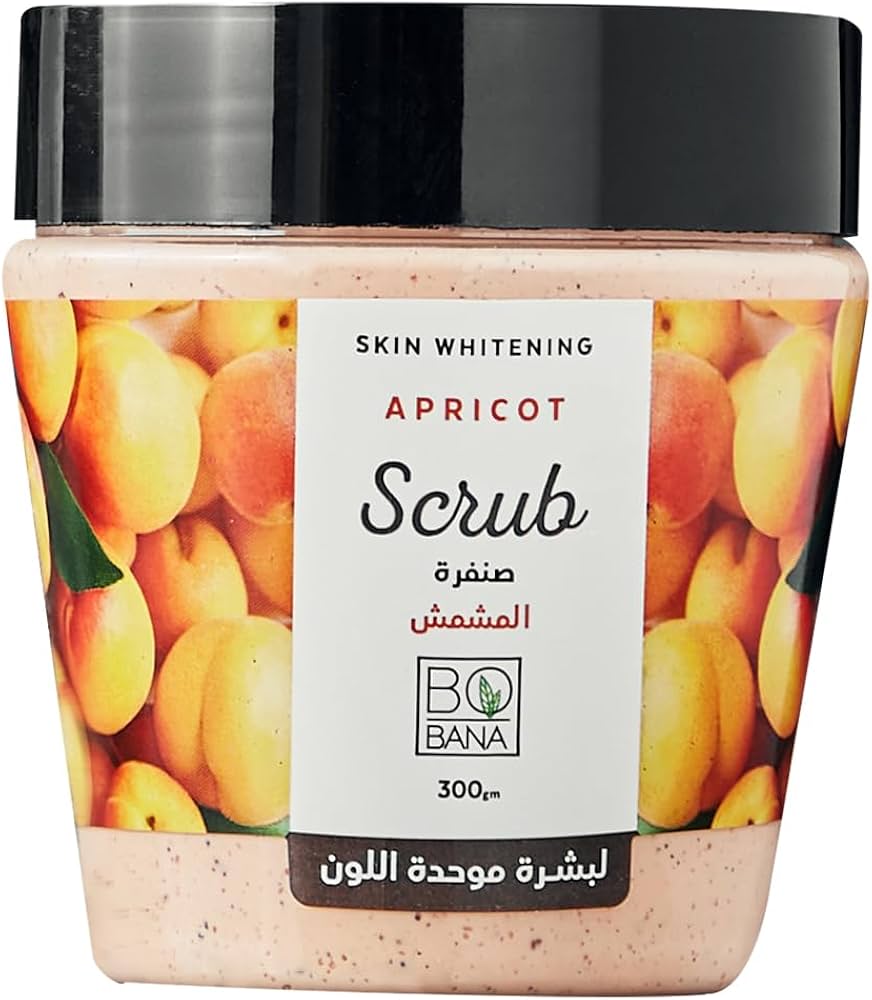 BO BANA MASK APRICOT 300ML - بوبانا ماسك المشمش لتفتيح البشرة | 300 مل | ماسك | تقشير وتفتيح الوجه