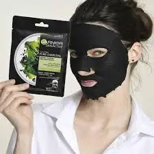 GARNIER TISSUE MASK SEAWEED - غارنييه الطحالب البحرية | قطعة واحدة | قناع نسيجي للوجه | لتنقية البشرة وتضييق المسام