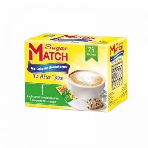 [50876] SUGAR MATCH (1)TEASPOONFUL 75SACH