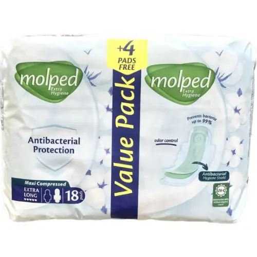 [76767] molped antibacterial maxi long 18pads