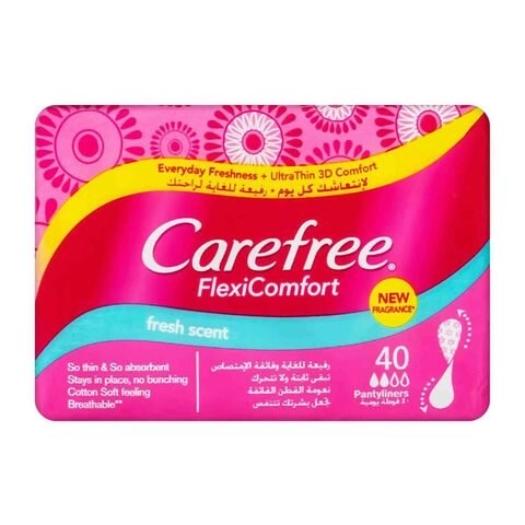 carefree 40 panty fresh