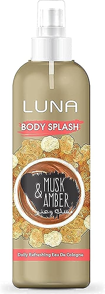 LUNA BODY SPLASH MUSK&AMBER COLOGNE 250ML