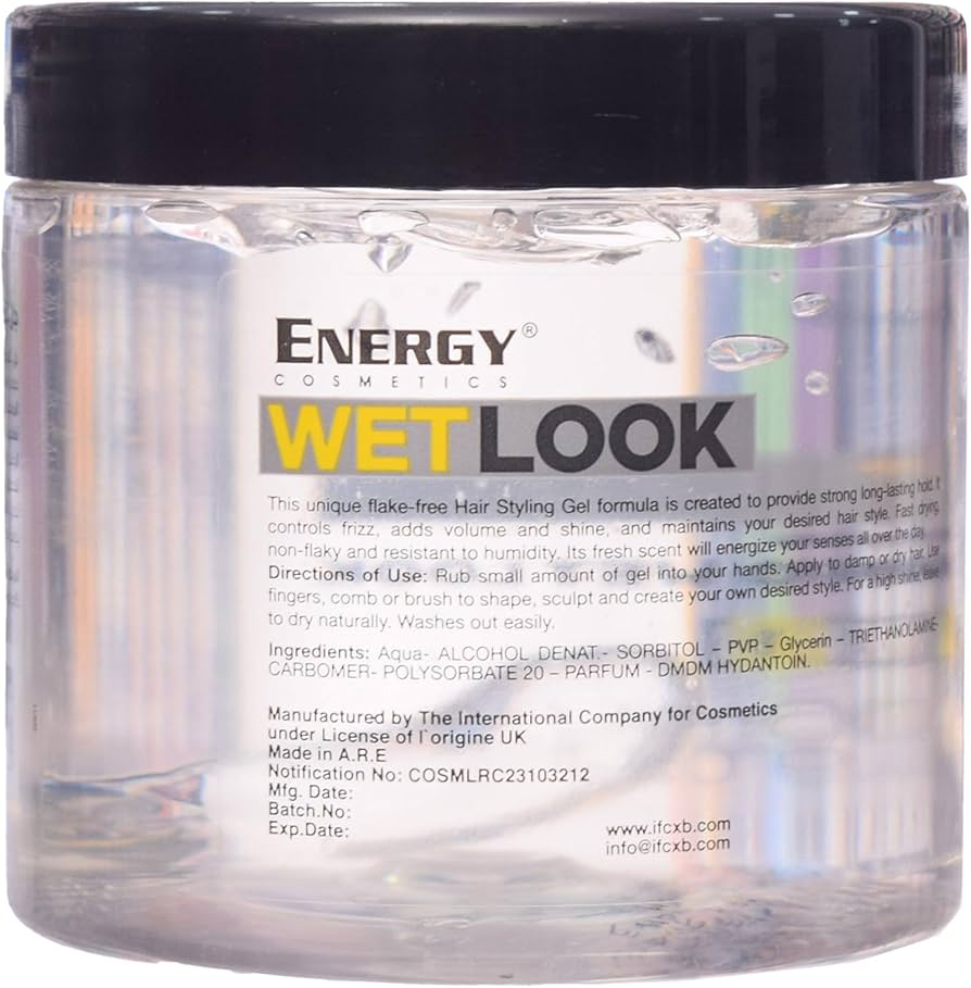 Energy Hair Styling Gel 500ml ابيض