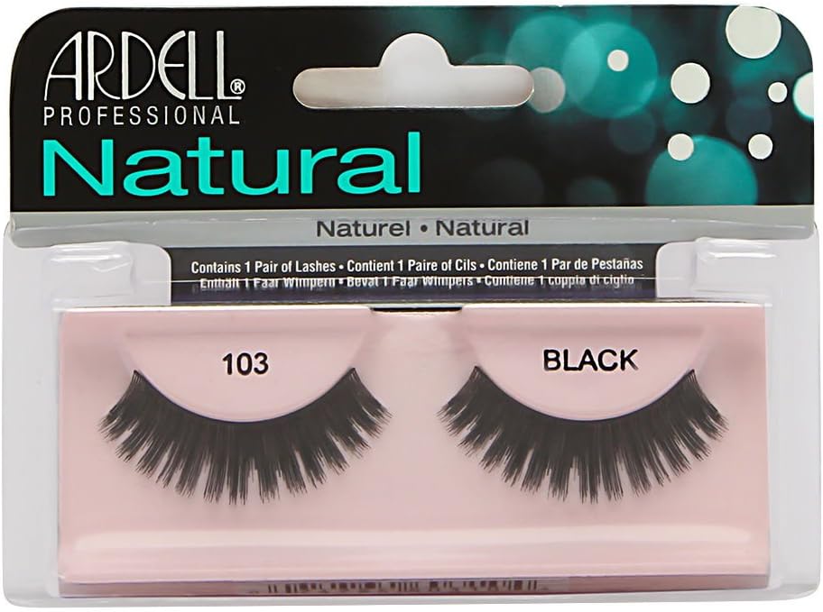 ARDELL GLAMOUR 103 LASHES - ارديل جلامور 103 رموش صناعية | زوج واحد | رموش صناعية للتجميل | زيادة كثافة وطول الرموش بنمط ممتلىء وجذاب لاطلالة ساحرة