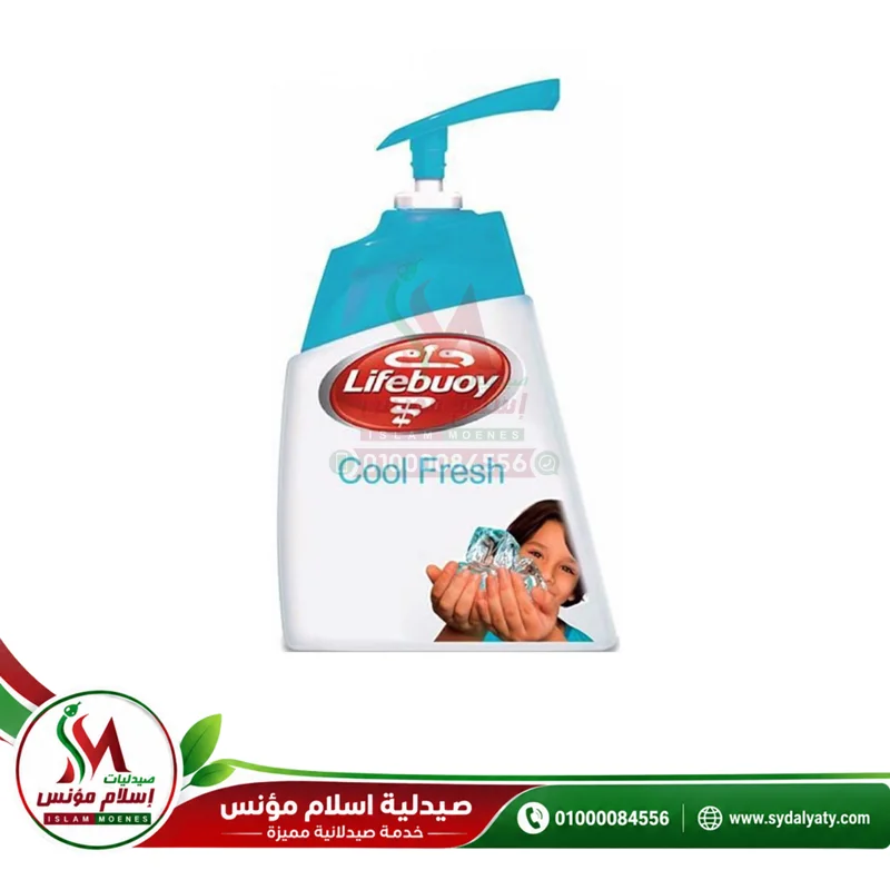 LifeBuoy Hand Wash Cool Fresh - لايفبوي غسول اليدين كول فريش | 500 مل | سائل | للانتعاش والحماية من الجراثيم