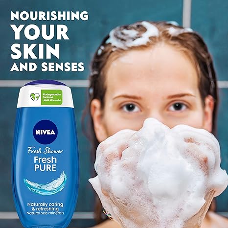 NIVEA FRESH PURE SHOWER GEL 250ML