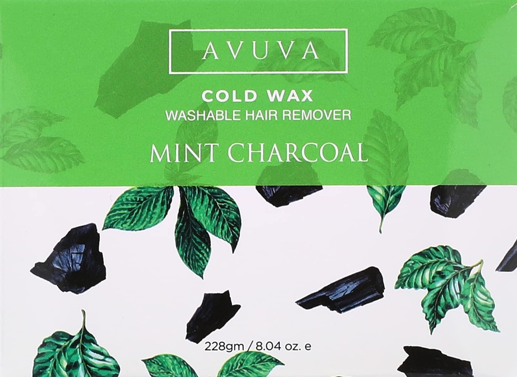 Avuva Cold Wax Mint Chacoal 228Ml