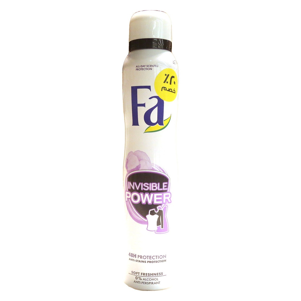 FA women invisible power SPRAY 200 ML