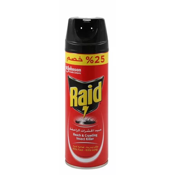 RAID حشرى احمر زاحف 400 مل
