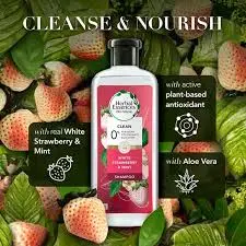 Herbal 0%Silicon Shampoo Strawberry&mint 400Ml