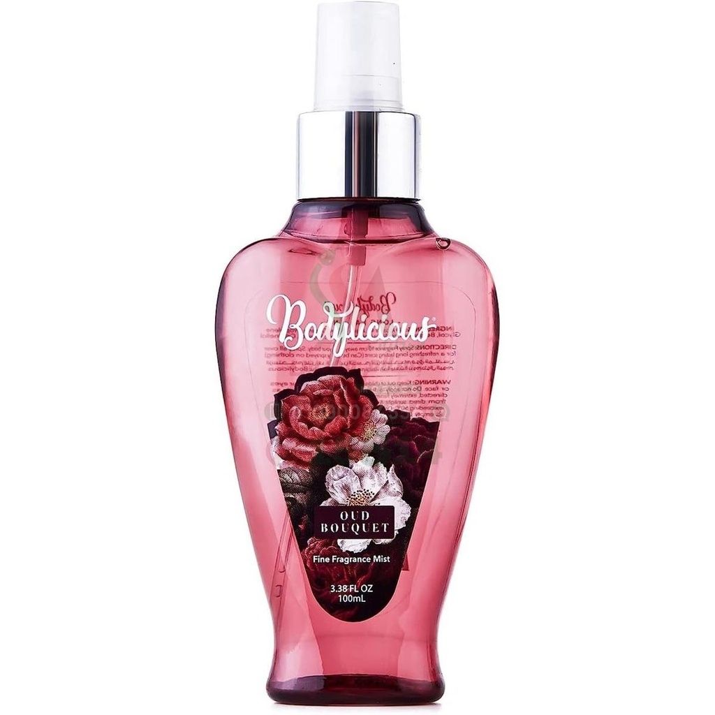 BODYLICIOUS OUD BOUQUET 100ML - بودي ليشس عود بوكيه معطر جسم | 100 مل | سبراي | تعطير وترطيب خلايا الجسم