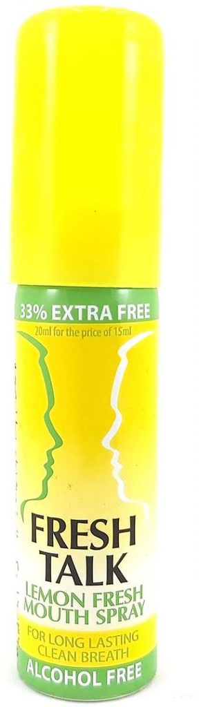 fresh talk lemon frsh 20 ml ALCOHOL FREE