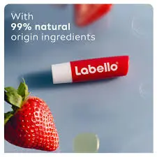 labello lip strawberry shine care