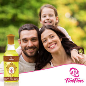 FIVE FIVES COLOGNE 200 ML - كولونيا خمس خمسات | 200 مل | كولونيا | انتعاش وتطهير الجسم