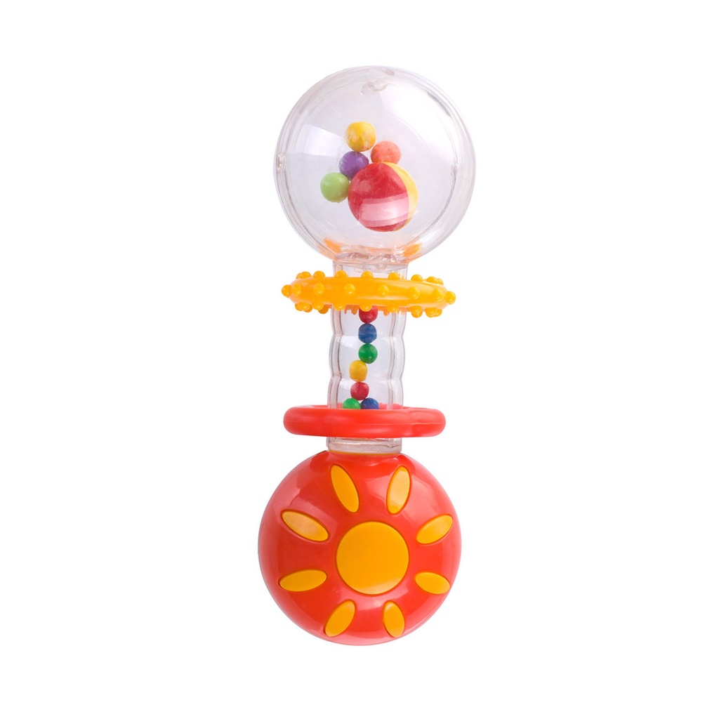 CANPOL BABIES RATTLE 81/004 - كانبول شخشيخة اطفال | حجم قياسي | لعبة خشخيشة وعضاضة | لتنمية مهارات الطفل وتخفيف الام التسنين