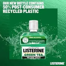 listerine green tea 250 ml